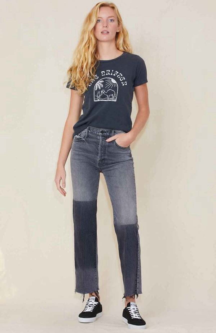 MOTHER SUPERIOR The Rambler Ankle Fray Hitting The Pavement Denim Jean Size 25